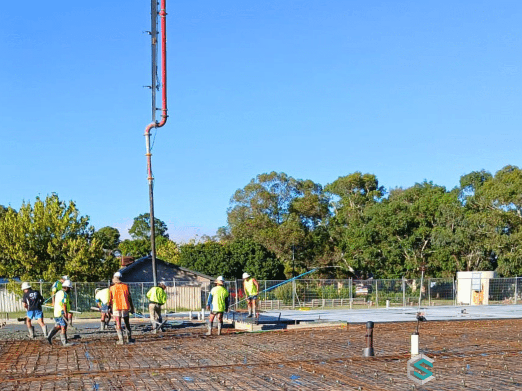 Slab pour - Monash, ACT