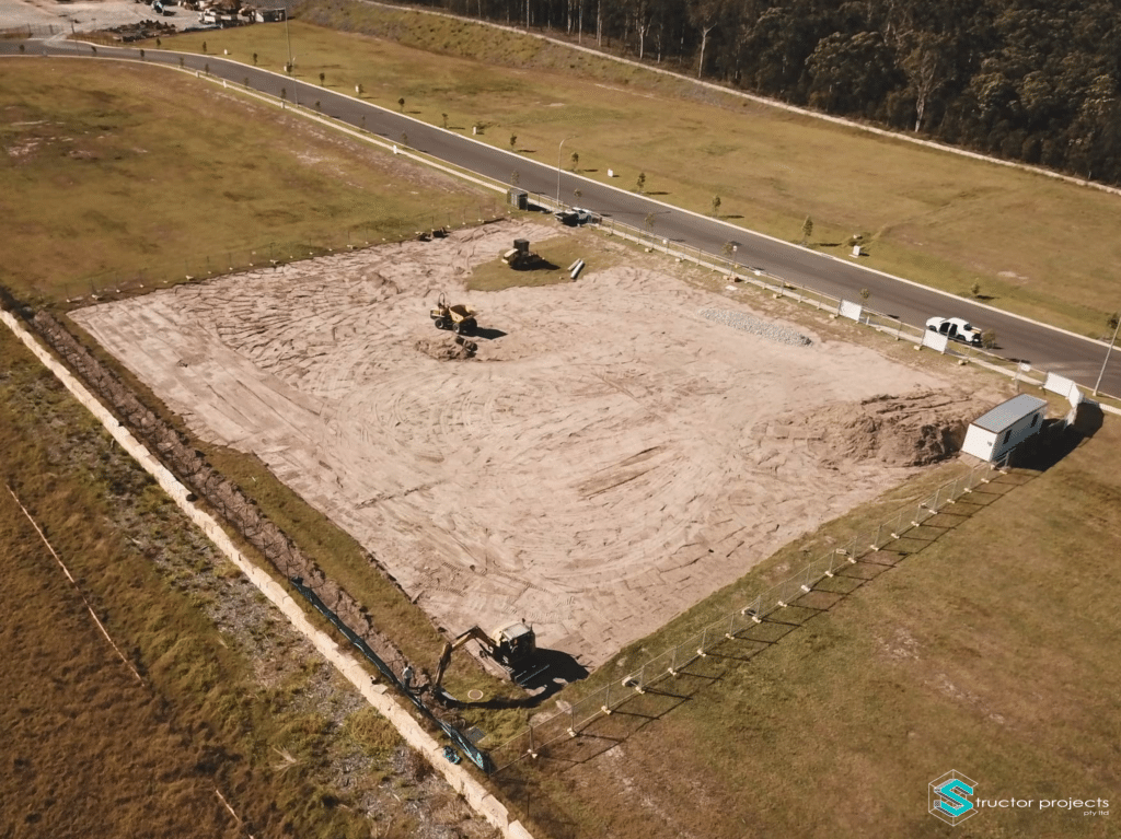 Local Storage Warnervale site earthworks