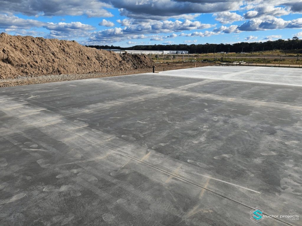 Local Storage Warnervale concrete slab construction