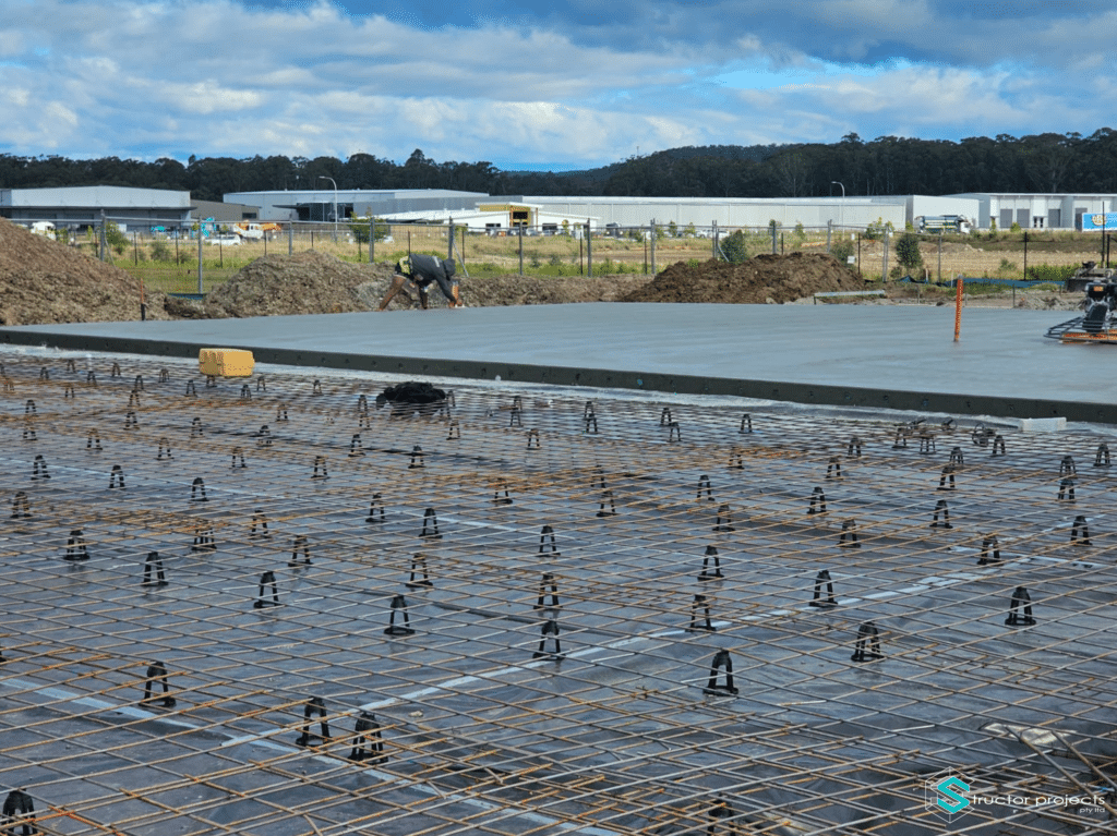 Local Storage Warnervale concrete slab construction